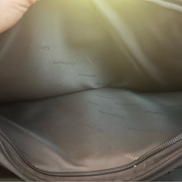 Samsonite brown leather computer bag - Picture 2 of 5